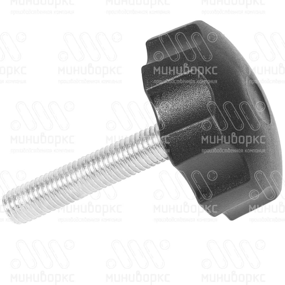 Фиксатор пластиковый с рукояткой m12x65 60 – Ф60М12-65ЧН | картинка 2