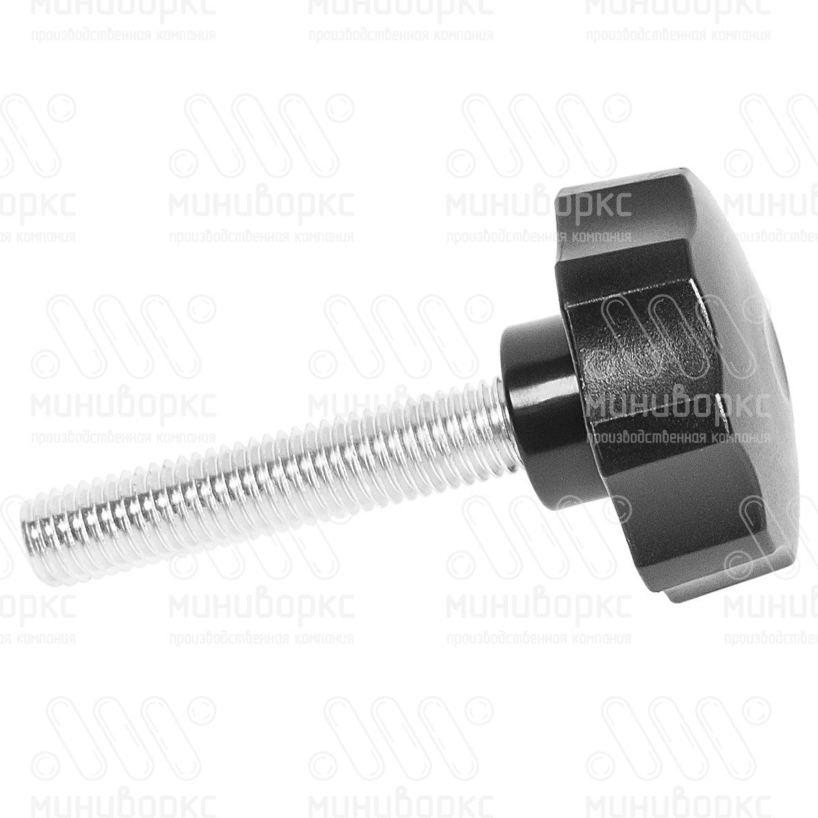 Фиксатор пластиковый с рукояткой m12x55 50 – Ф50М12-55ЧС | картинка 2