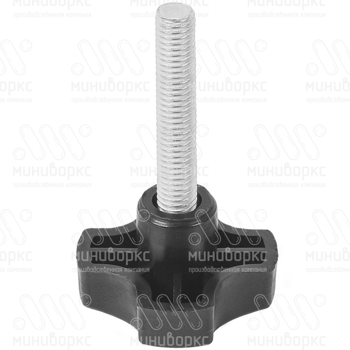 Фиксатор пластиковый с рукояткой m8x60 40 – Ф40М8-60ЧЕ | картинка 1