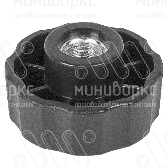 Пластиковые фиксаторы с гайкой m10 42 – Б42М10ЧС | картинка 1