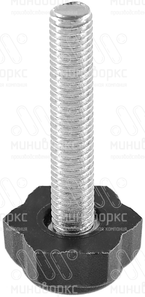 Опора резьбовая  m8x45 22 – 22М8-45ЧС | картинка 1