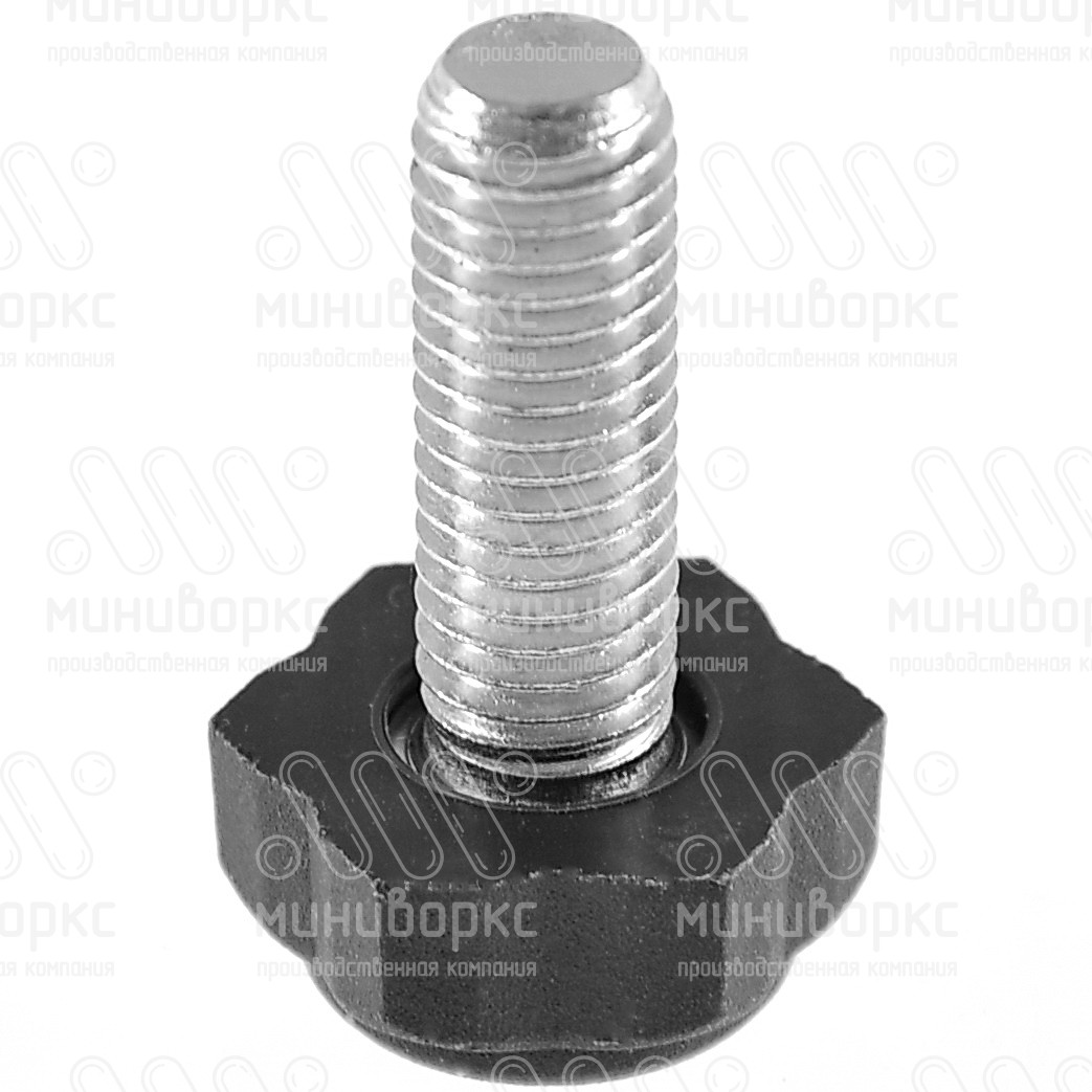 Опора резьбовая  m10x15 22 – 22М10-15ЧС | картинка 1