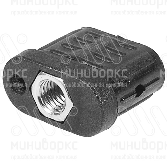 Заглушки для овальной труб 30x15 – IOFP30x15x1,5 M8 | картинка 2