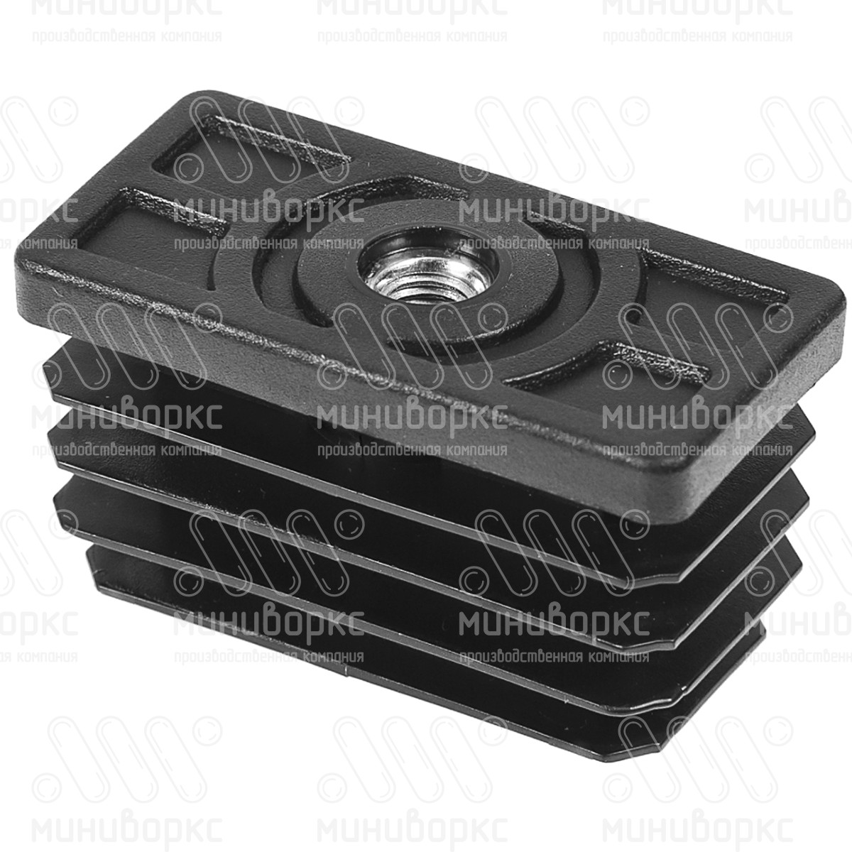 Заглушки для прямоугольной трубы 60x30 – 30-60М8НЧС | картинка 1