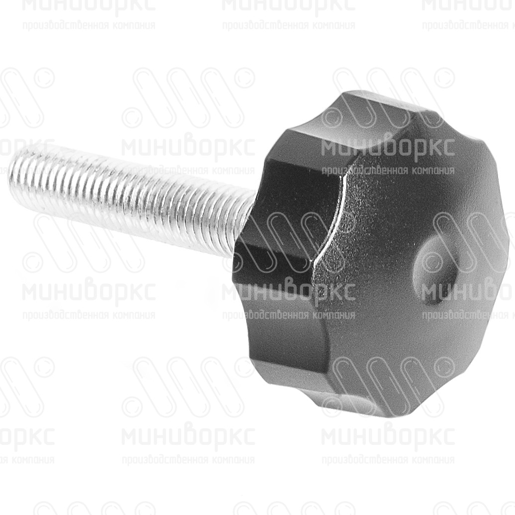 Фиксатор пластиковый с рукояткой m12x55 50 – Ф50М12-55ЧС | картинка 3