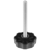 Фиксатор пластиковый с рукояткой m12x100 60 – Ф60М12-100БН